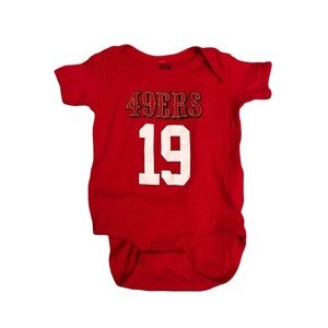49ers Red Baby Bodysuit